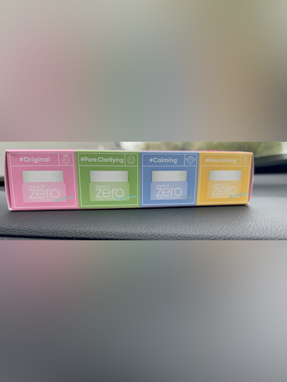Mini Set – Pink, Green, Blue & Yellow Skincare Collection